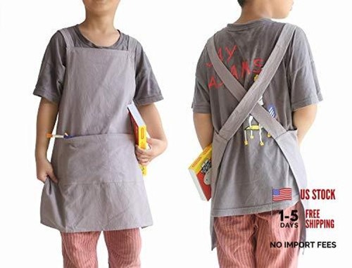 Grembiule bambini cotone - cotone, croce